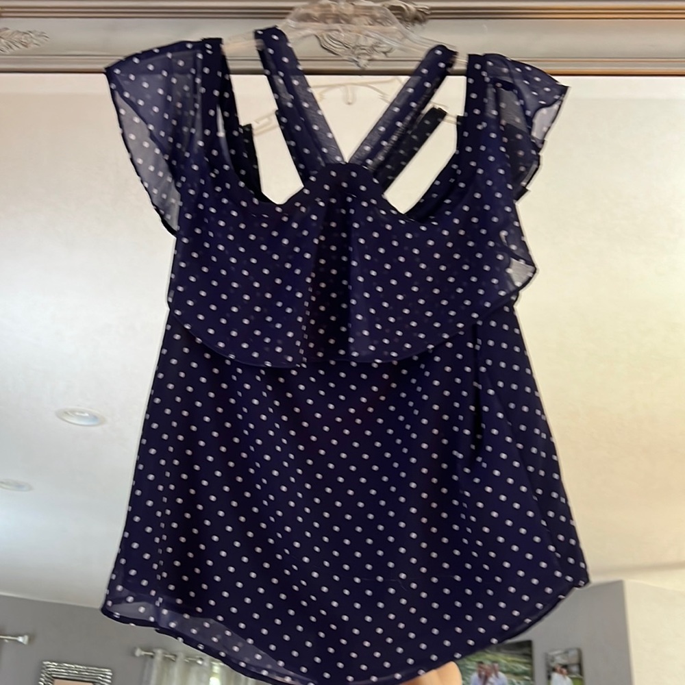 Off the shoulder halter style top